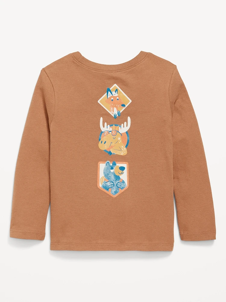Long-Sleeve Graphic T-Shirt for Toddler Boys