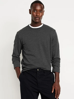 Long-Sleeve Textured T-Shirt