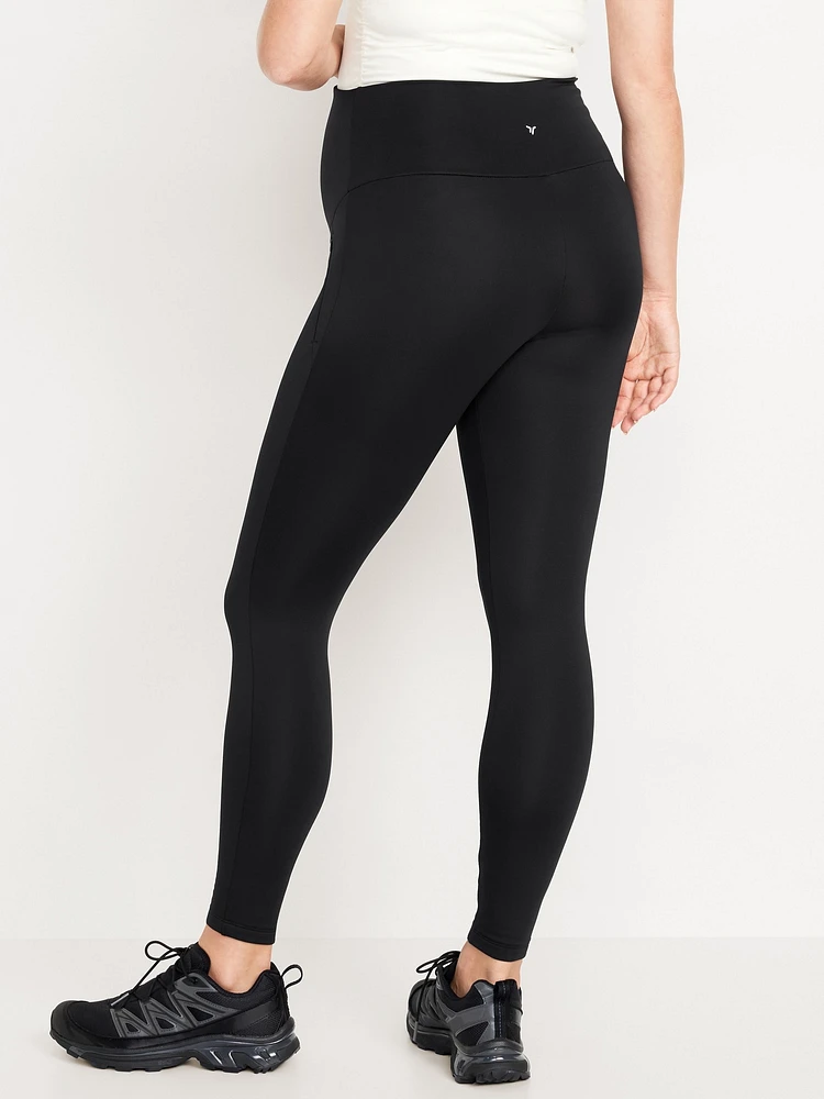 Maternity Full-Panel PowerSoft 7/8 Leggings