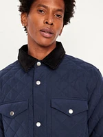 Water-Resistant Quilted Barn Jacket