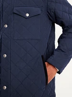 Water-Resistant Quilted Barn Jacket