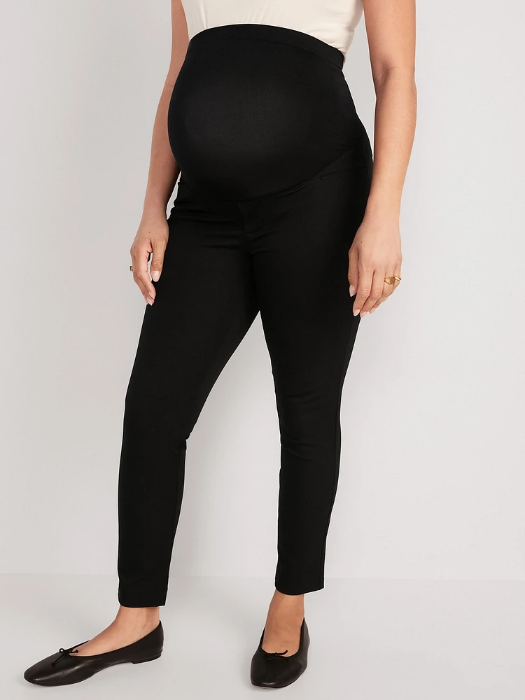 Pantalon de maternité Pixie à panneau intégral, longueur cheville