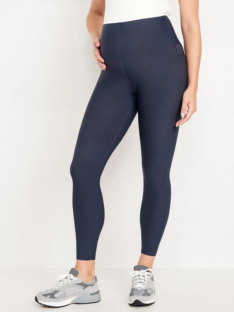 Legging PowerSoft à définition intégrée longueur 7/8 panneau couvrant de maternité