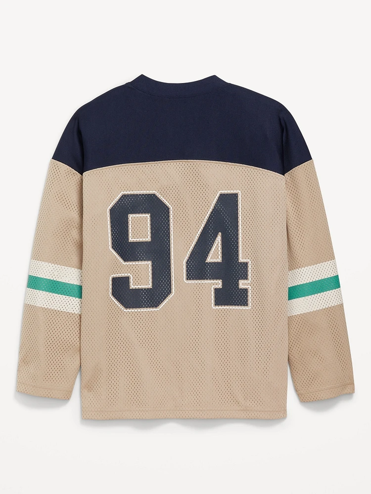 Oversized Hockey Jersey T-Shirt for Boys