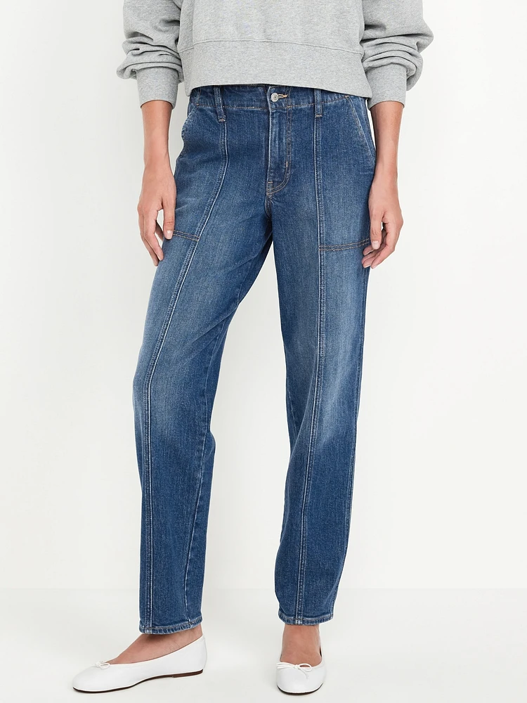 High-Waisted OG Loose Utility Jeans