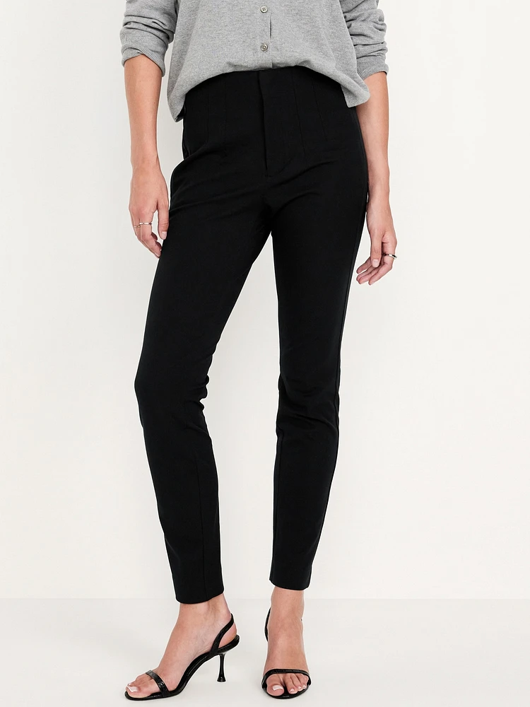 High-Waisted Polished Pixie Skinny Pants