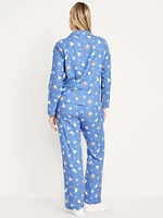 Maternity Matching Flannel Pajama Set