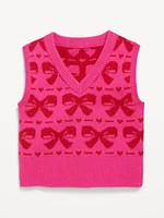 SoSoft Printed Sweater Vest for Girls