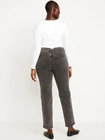 High-Waisted OG Straight Ankle Jeans