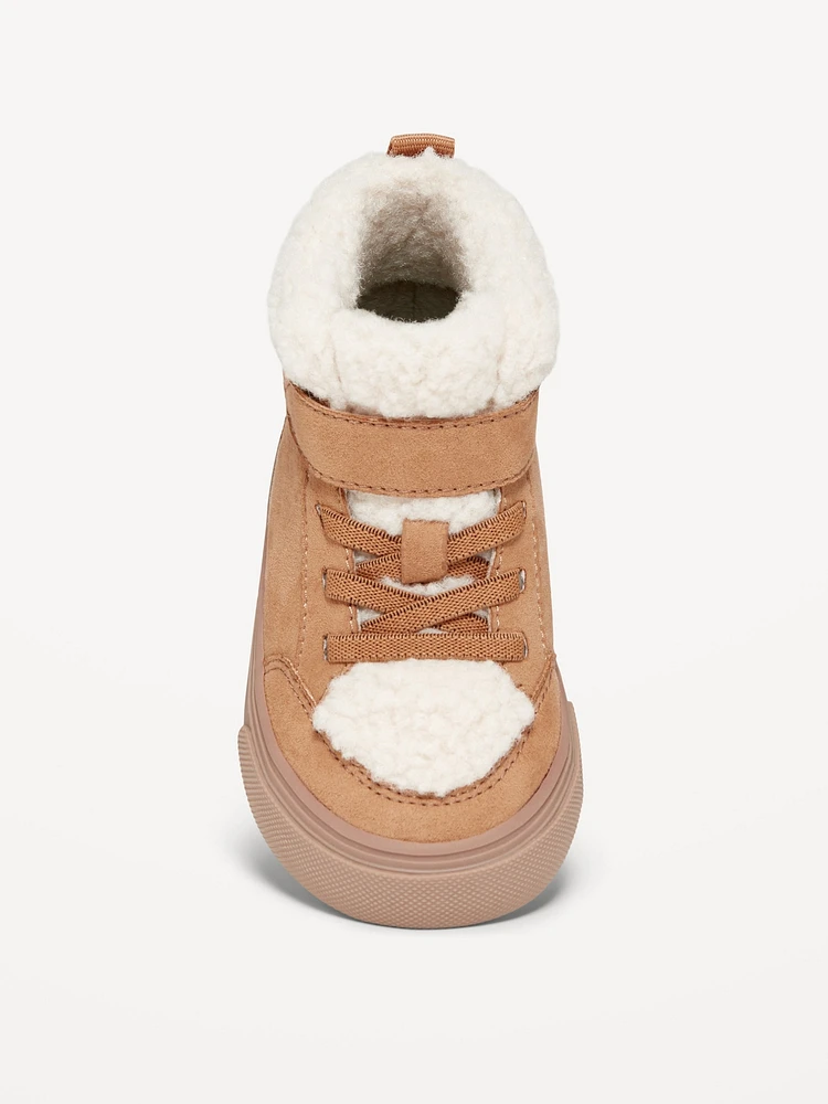 Cozy-Lined Sneakers for Toddler Boys