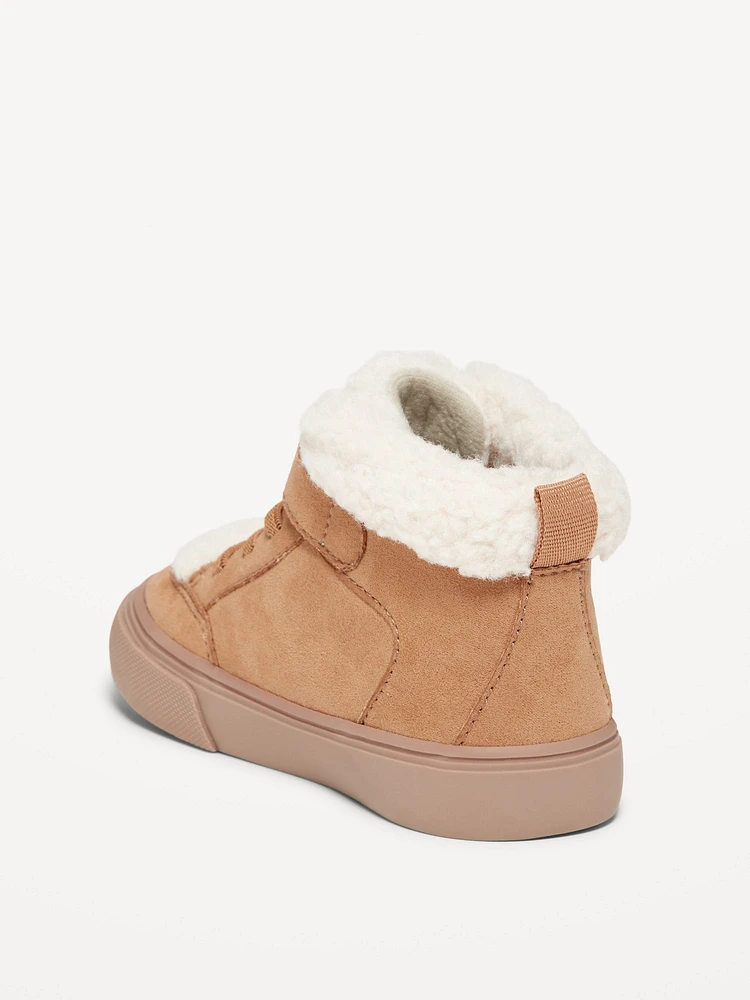 Cozy-Lined Sneakers for Toddler Boys