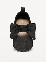 Canvas Bow Ballet Flats for Baby