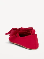 Canvas Bow Ballet Flats for Baby