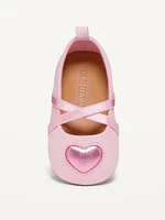 Faux-Suede Ballet Flat Shoes for Baby