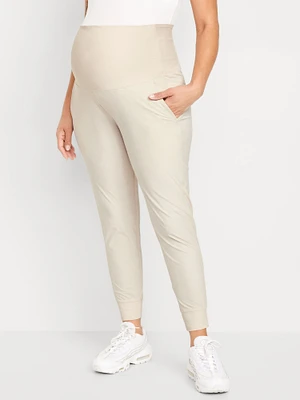 Maternity SleekTech Rollover Waist Joggers