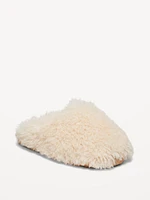 Faux Fur Mule Slippers for Women