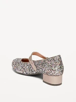 Glitter Ballet Heels for Girls