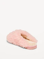 Faux Fur Mule Slippers for Women