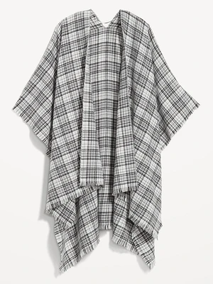 Flannel Poncho