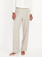 Extra High-Waisted Taylor Wide-Leg Trouser Pants