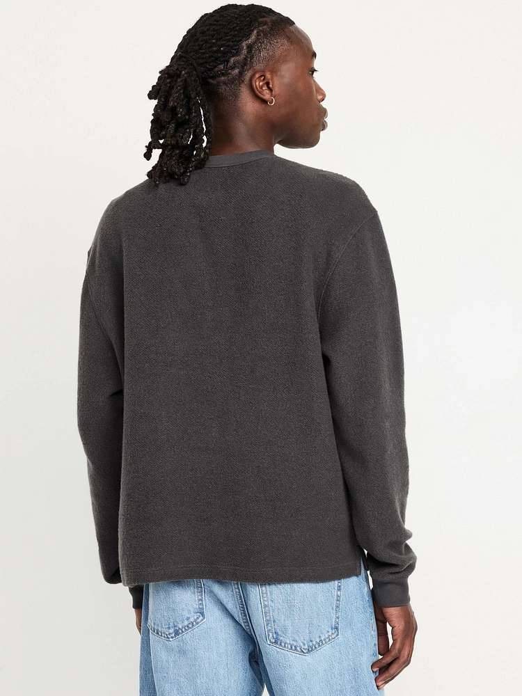 Terry Crew-Neck Sweatshirt