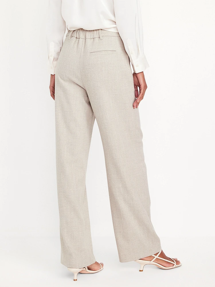 Extra High-Waisted Taylor Wide-Leg Trouser Pants