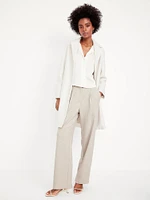 Extra High-Waisted Taylor Wide-Leg Trouser Pants