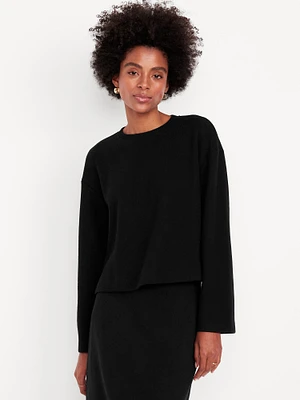 Cozy Drop-Shoulder Sweater