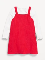 T-Shirt and Dress Set for Toddler Girls