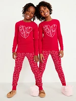 Printed Snug-Fit Gender-Neutral Pajama Set for Kids