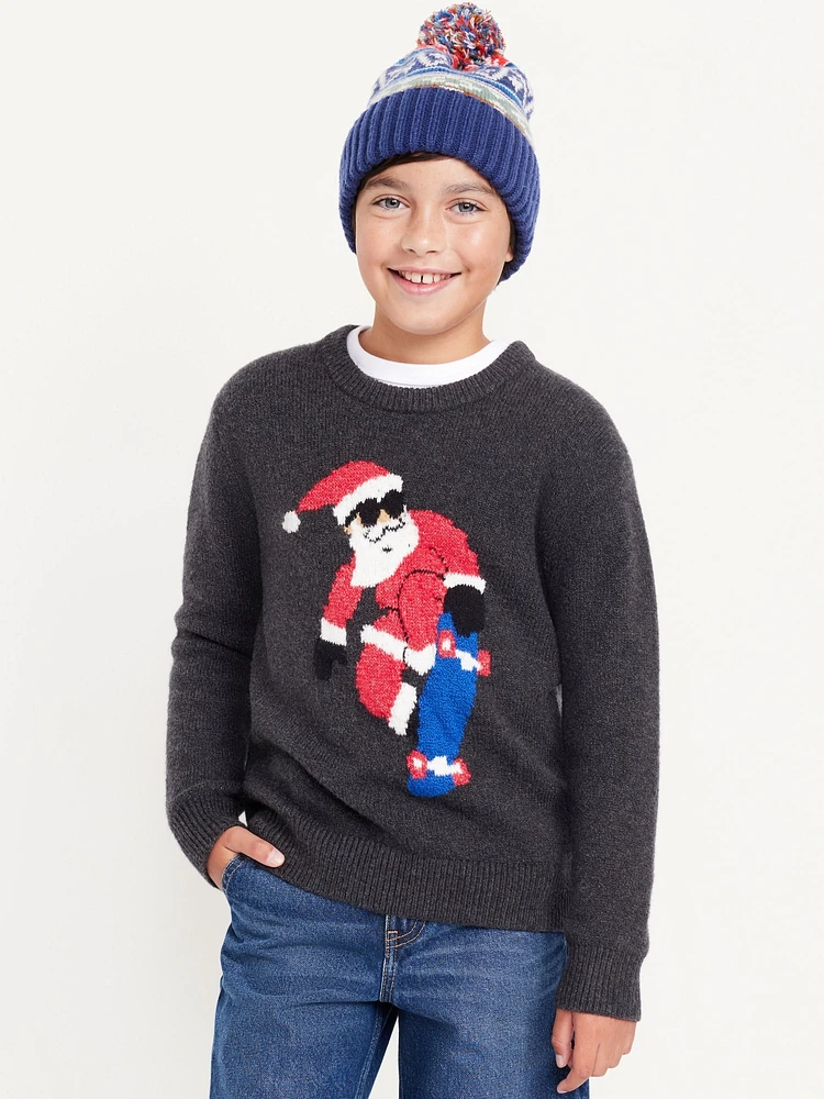 Crew-Neck Sweater for Boys