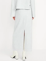 Cozy Maxi Column Skirt