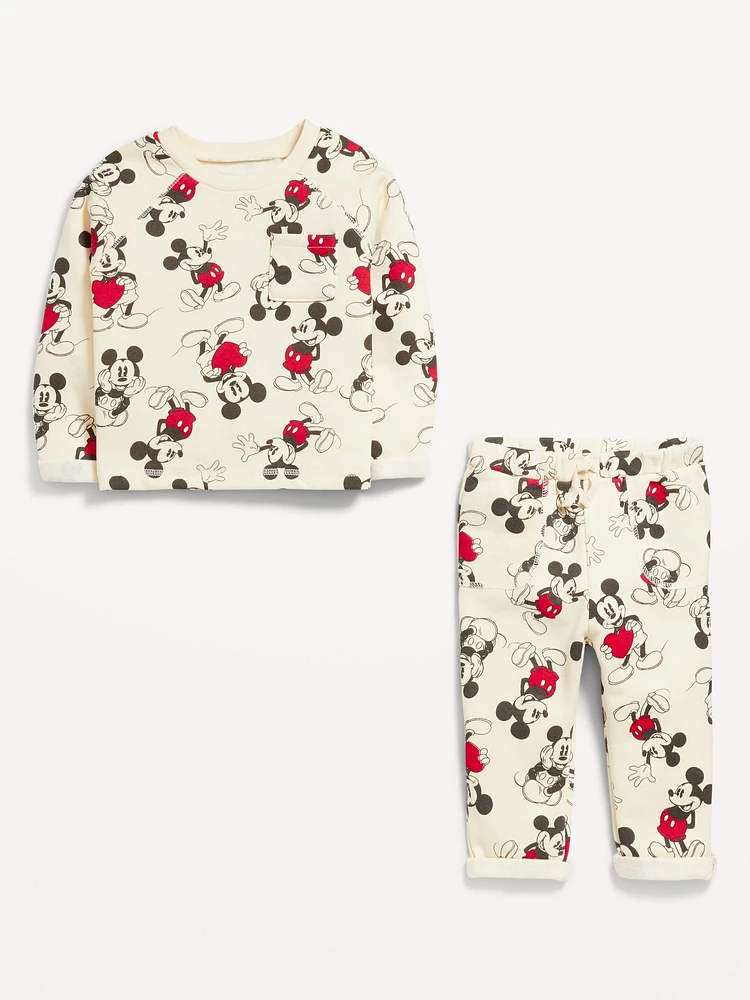 Disney© Mickey Mouse Sweatshirt and Sweatpants Set for Baby