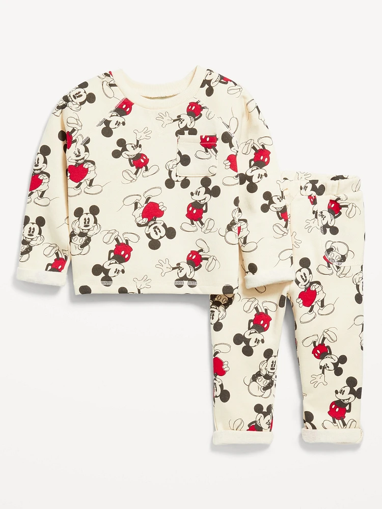 Disney© Mickey Mouse Sweatshirt and Sweatpants Set for Baby