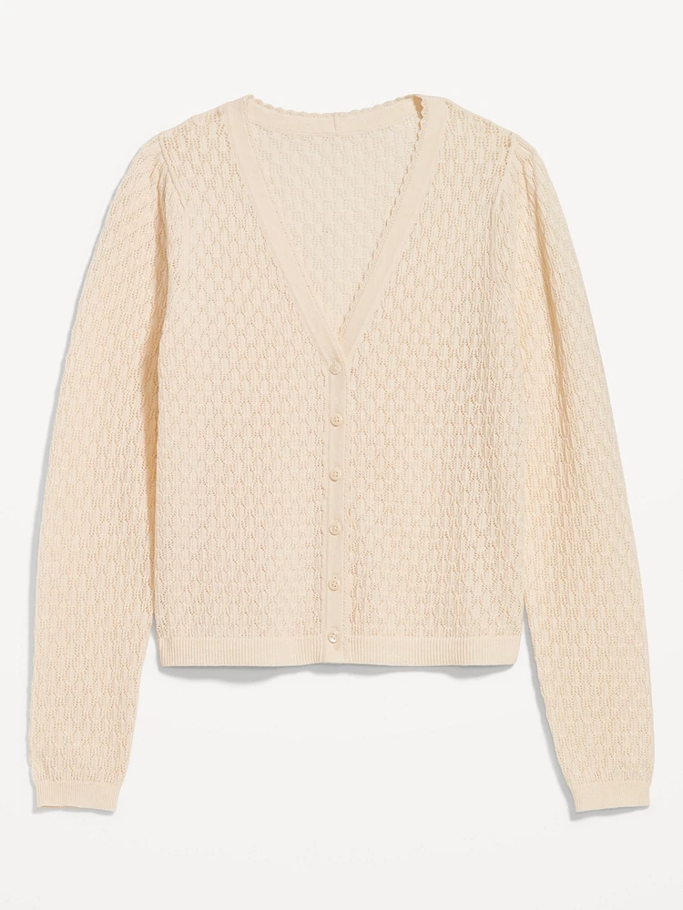 SoSoft Lite Pointelle Cardigan