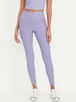 High-Waisted PowerSoft Rib Pocket Leggings