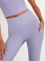 High-Waisted PowerSoft Rib Pocket Leggings