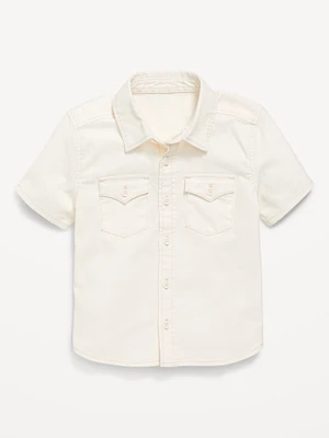 Short-Sleeve Pocket Shirt for Toddler Boys