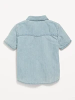 Short-Sleeve Pocket Shirt for Toddler Boys