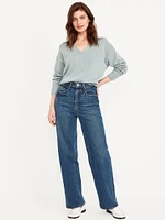 Extra High-Waisted Wide-Leg Jeans
