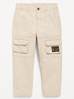 Loose Twill Cargo Pants for Toddler Boys