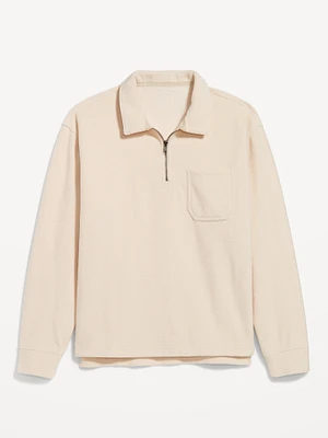 Terry Quarter-Zip Polo