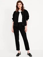 High-Waisted OG Straight Ankle Jeans