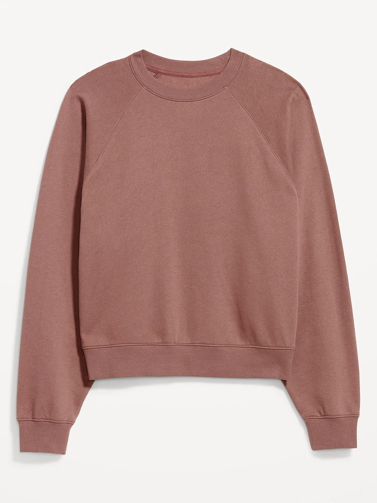 SoComfy Raglan Crew-Neck Sweatshirt