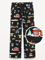 Mid-Rise Flannel Pajama Pants