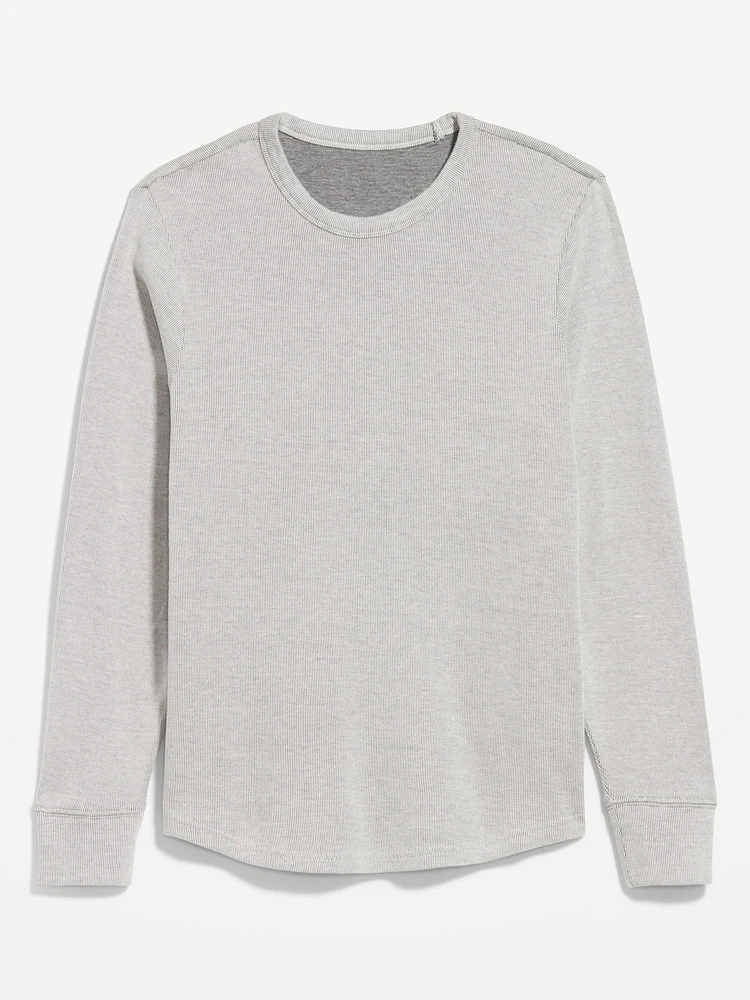 Long-Sleeve French Rib T-Shirt