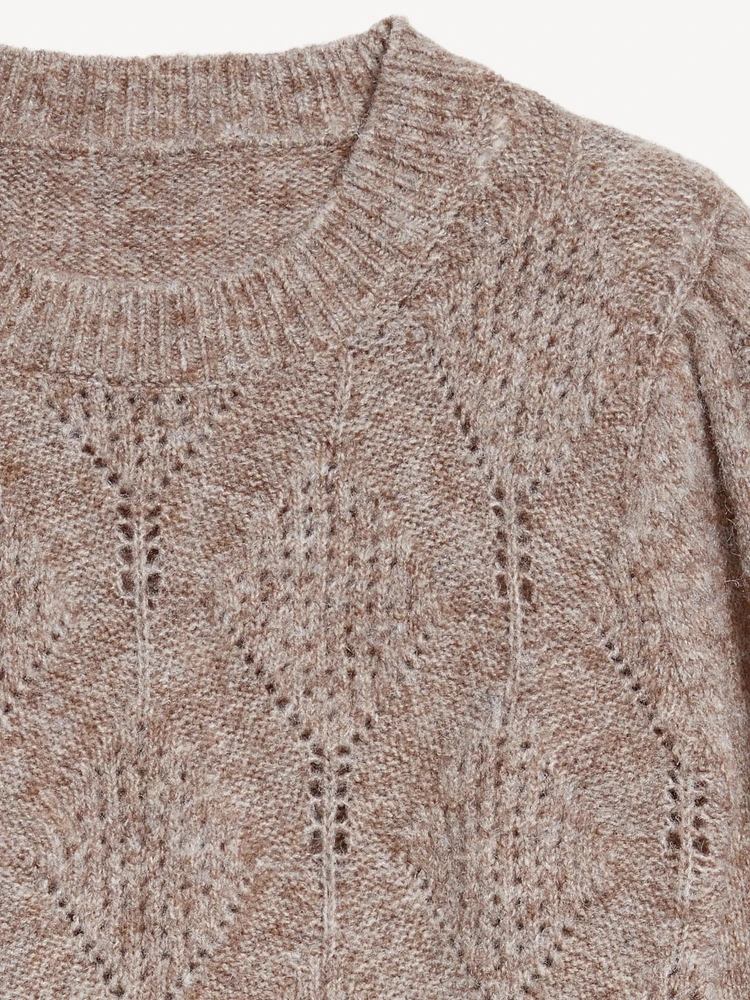 Pointelle Sweater