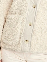 Button-Down Sherpa Jacket