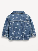 Printed Trucker Jean Jacket for Baby