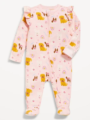 Sleep & Play 2-Way-Zip Footed One-Piece for Baby